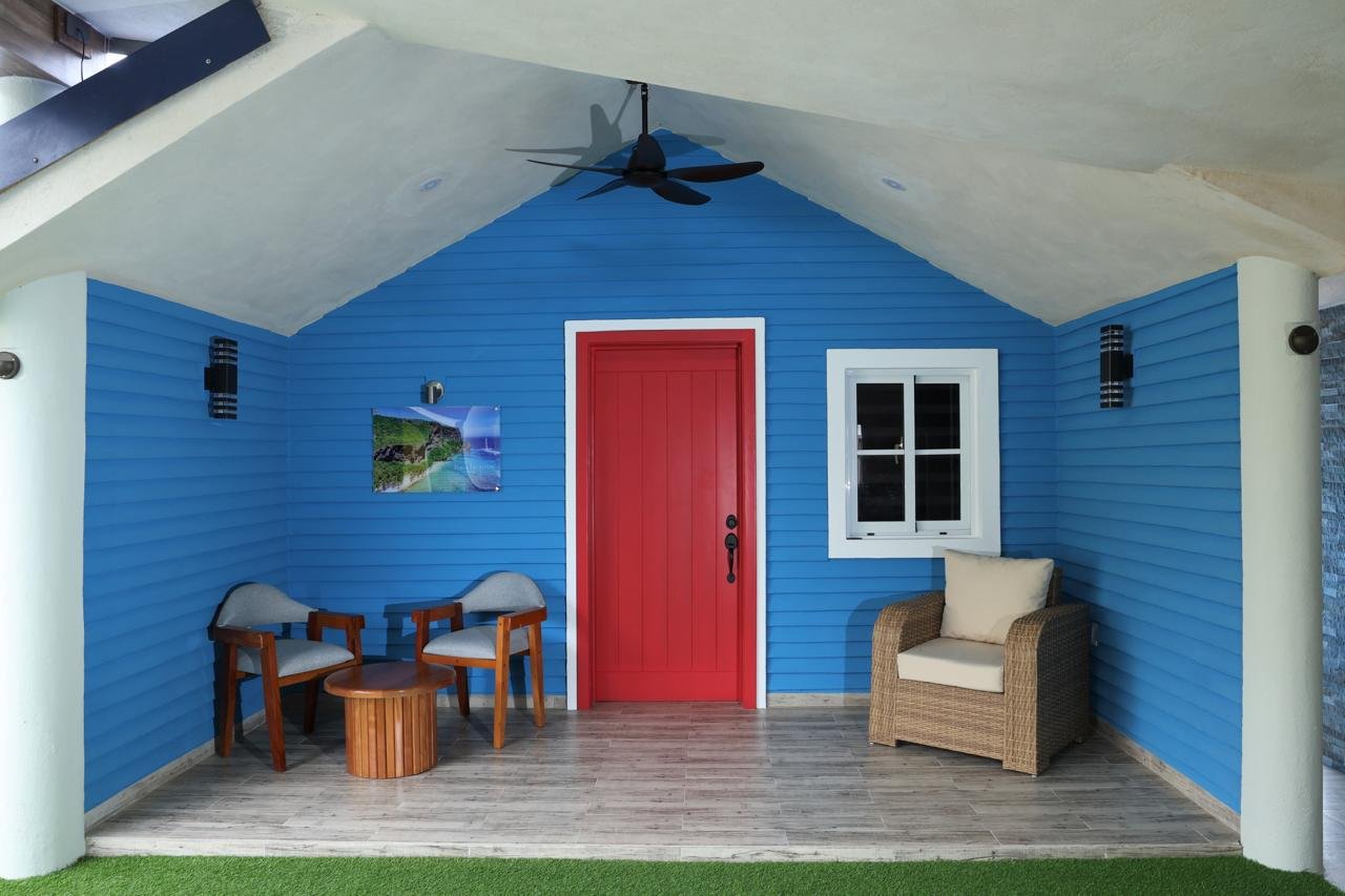Casita Azul, vista de interior y balcón