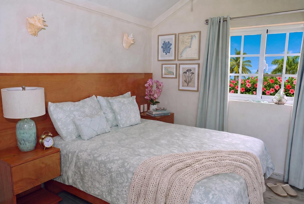 Casita Verde, otra vista de la cama